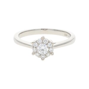 Ring Weißgold 585 Brillanten JL10-07-3481 JuwelmaLux