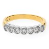 JuwelmaLux Ring 750er 18 Karat Weiß- und Gelbgold mit Brillanten JL30-07-0524