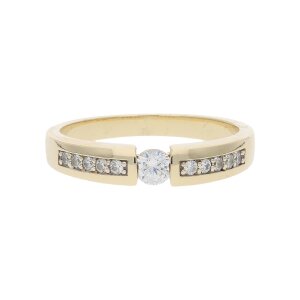 Ring Gold 333 Zirkonia Second Hand 25323046 getragen