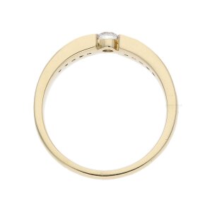 Ring Gold 333 Zirkonia Second Hand 25323046 getragen