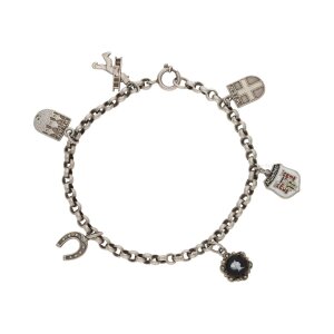 Bettelarmband Silber 800 geschwärzt Second Hand...