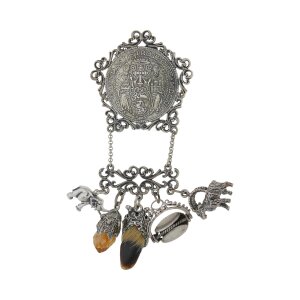 Charivarikette Silber 835 geschwärzt Tracht...