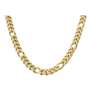Halskette Figaro 333/000 (8 Karat) Gold, getragen 25323141