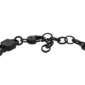 Fossil Herren Armband JF04634001 Gliederarmband Bold Chains Edelstahl schwarz