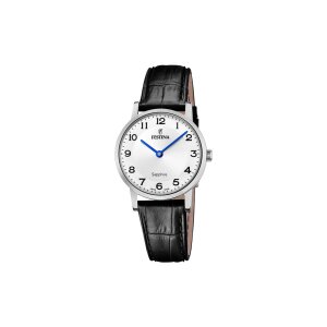 Festina Damen Uhr F20013/5 Edelstahl Lederband