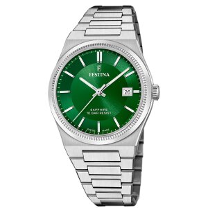 Festina Uhr für Herren Swiss Made F20034/3 Edelstahl...