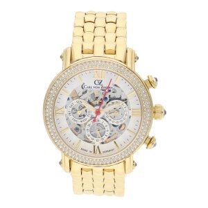 Carl von Zeyten Damenarmbanduhr Kniebis CVZ0062GWMS...