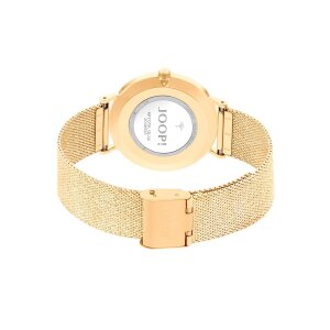 JOOP! Damen Armbanduhr 2036593 Edelstahl IP Gold plattiert