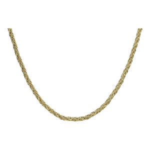 Halskette 585/000 (14 Karat) Gold Kordel, getragen 2533269