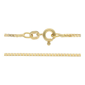 Halskette 750/000 (18 Karat) Gold Venezia, getragen 25323274