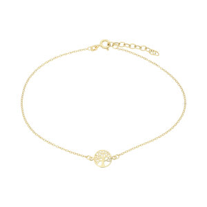 Fußkette Gold 333 Lebensbaum JL52-04-0041 JuwelmaLux