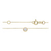 JuwelmaLux Halskette 585/000 (14 Karat) Gelbgold mit Zirkonia JL41-05-0083