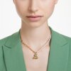 Swarovski Collier Teddy 5669162 Bär, Grün, Mehrfarbig, Goldlegierungsschicht