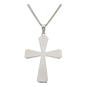 Kreuz Anhänger mit Diamanten 585/000 (14 Karat) aus...