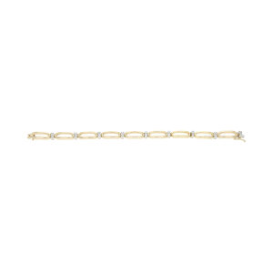 Armband Gold und Weißgold 585 Brillanten Second...