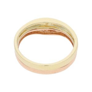 Ring Gold und Rotgold 585 Brillanten Second Hand 25323394...