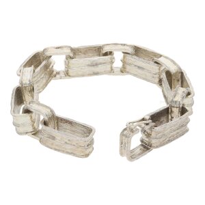 Armband 835/000 Silber, mattiert, strukturiert, getragen...