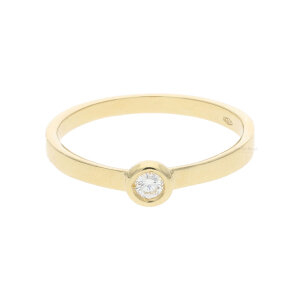 Ring Second Hand 585 Gelbgold mit Brillanten, getragen...