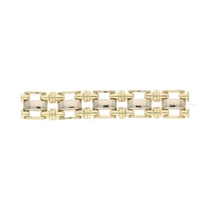 Bicolor Armband Damen 585/000 (14 Karat) getragen Second...