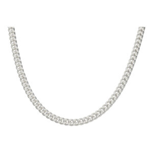 JuwelmaLux Halskette Flachpanzer diamantiert 925/000...