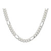 JuwelmaLux Halskette Figaro oval 925/000 Sterling Silber JL50-05-0057