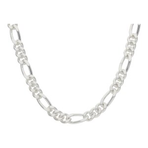 Figarokette Silber 925 diamantiert JL50-05-0058 JuwelmaLux