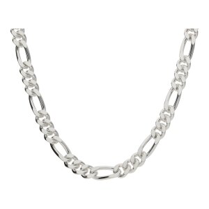 Figarokette Silber 925 diamantiert JL50-05-0060 JuwelmaLux