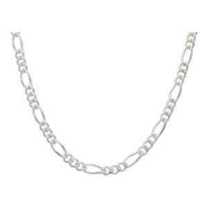 JuwelmaLux Halskette Figaro oval 925/000 Sterling Silber...
