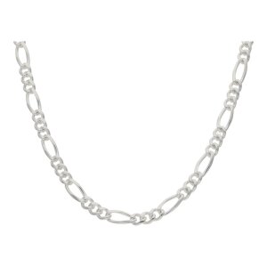 JuwelmaLux Halskette Figaro oval 925/000 Sterling Silber...