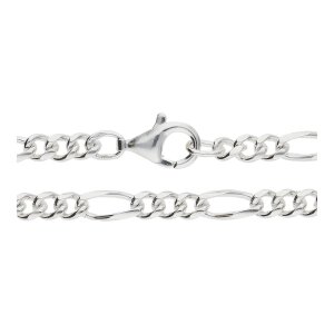 JuwelmaLux Halskette Figaro oval 925/000 Sterling Silber...