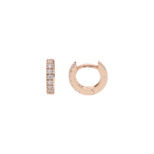 Creolen Roségold 333 Zirkonia JL10-06-3531 JuwelmaLux