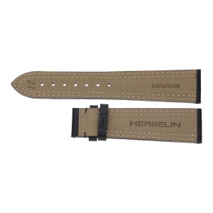 Michel Herbelin Uhrband 36654sch Noir Leder schwarz mit...