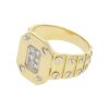 Damen Ring 750/000 (18 Karat) Gold Second Hand mit Brillanten, getragen