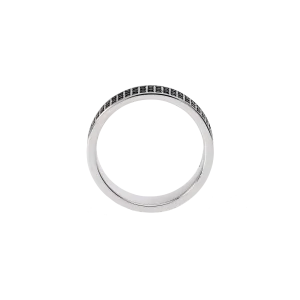Mabina Herren Ring 925/000 Sterling Silber mit schwarzen...