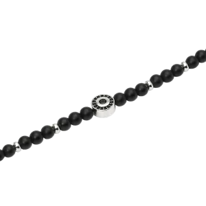 Mabina Herren Armband 925/000 Sterling Silber mit Achat...