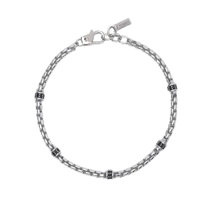 Mabina Herren Armband 925/000 Sterling Silber mit synth....