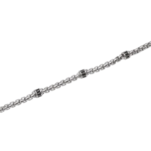 Mabina Herren Armband 925/000 Sterling Silber mit synth....