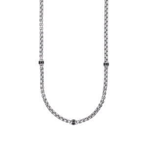 Mabina Herren Halskette 925/000 Sterling Silber mit...