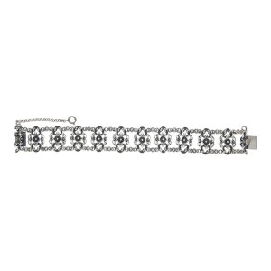 Trachtenarmband Silber 835 geschwärzt Handarbeit...