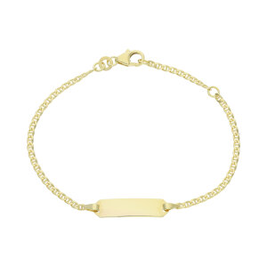 JuwelmaLux Kinder Identitäts-Armband 333 Gold Stepanzer JL11-03-0123