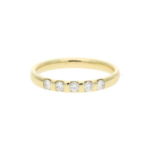 Memoire Ring Gold 750 Diamanten Second Hand 25323552...