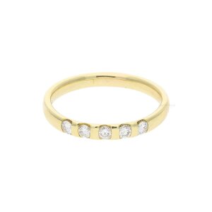 Memoire Ring Gold 750 Diamanten Second Hand 25323552...