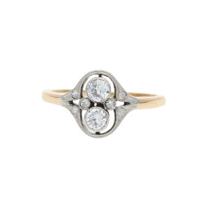 Antiker Diamant Ring aus Gold, Second Hand, 25323554,...