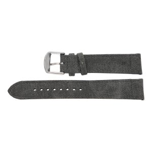 Juwelmalux Uhrenband aus Textilstoff grau JL38-10-0230