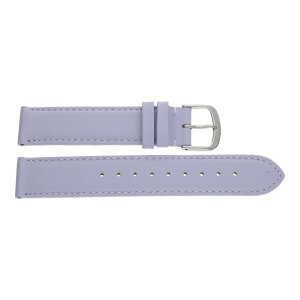 JuwelmaLux Uhrband aus Leder fliederfarben JL38-10-0235