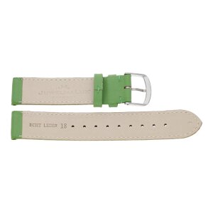 JuwelmaLux Uhrband aus Leder grün JL38-10-0234