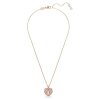 Swarovski Anhänger Hyperbola 5680402 Herz, Weiß, Roségold-Legierungsschicht