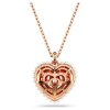 Swarovski Anhänger Hyperbola 5680402 Herz, Weiß, Roségold-Legierungsschicht