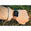 Apple Watch Armband Laimer UB1016-AW44 COLOUR EDITION Nussholz Edelstahl für Applewatch Gehäuse 42, 44, 45 und 49 mm