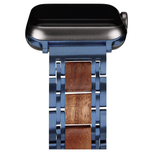 Apple Watch Armband Laimer UB1006-AW44 MILAN Nussholz,...